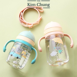 Bình Nước Có Ống Hút Lock&Lock  ABF680 240ml Nhựa Tritan Cực An Toàn cho bé