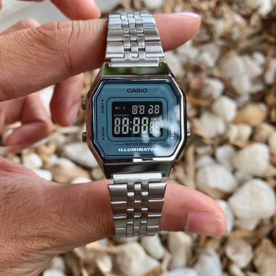 [HOT 2021]Đồng hồ nữ Casio LA680 dây đeo thép không gỉ cổ điển , sang trọng , đẳng cấp-full box thiếc chính hãng