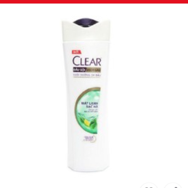 Dầu gội Clear bạc hà 370g