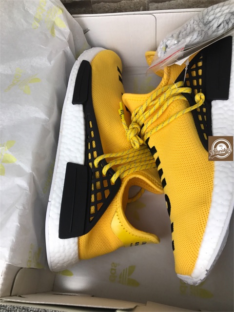 Giầy thể thao NMD HUMAN RACE yellow thời trang nam nữ ! ! :)) . new new 🎁 2020 . . new : ' new 2021 ?