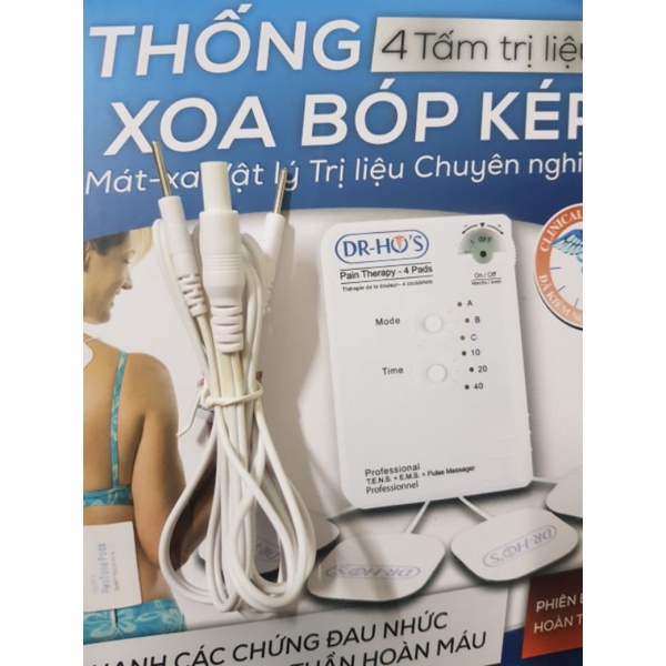 Dây điện máy masage xung điện Dr ho's New 40p +dán lớn