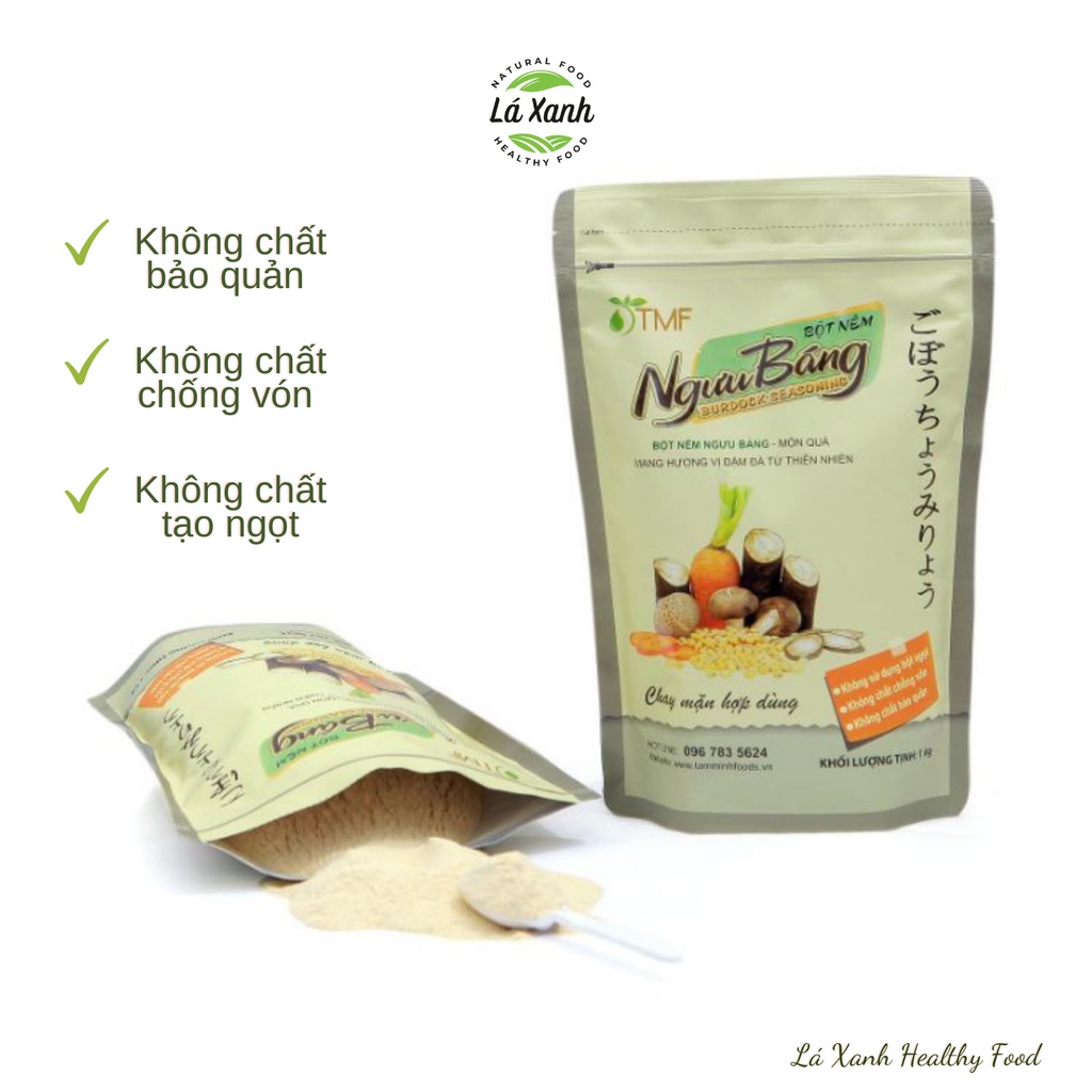 Hạt nêm cho bé ăn dặm Ngưu Báng 1kg, bột nêm gia vị ăn chay thực dưỡng - Napy Healthy