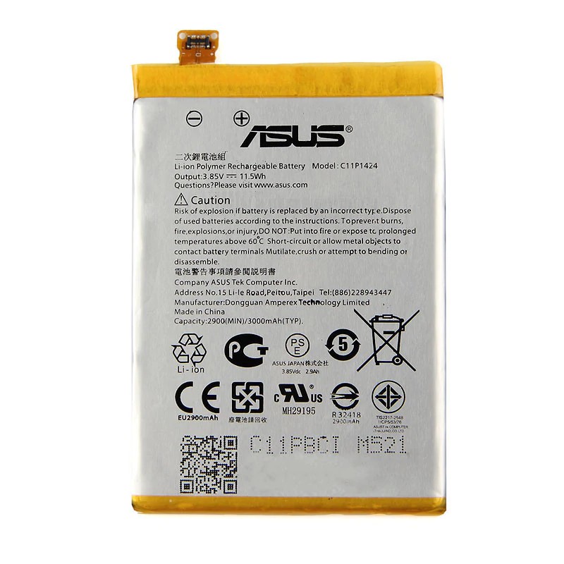 Pin Asus ZenFone 2 5.5 (ZE550ML / Z00AD / ZE551ML / Z008D / C11P1424)