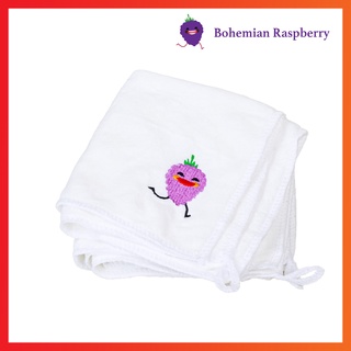 bRz - Khăn tẩy trang sợi microfibre thêu bé Dâu tung tăng