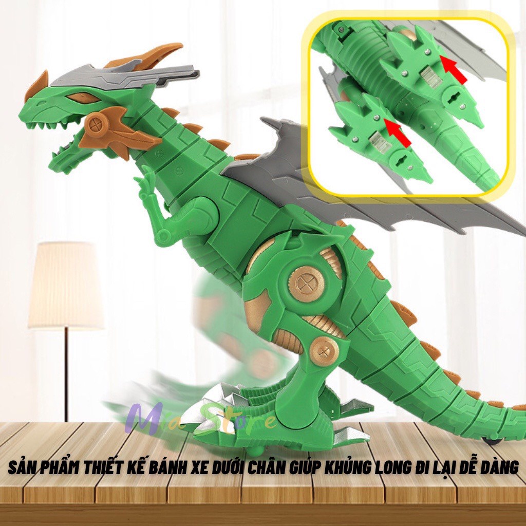 Bộ Đồ Chơi Robot Khủng Long Di Chuyển Được