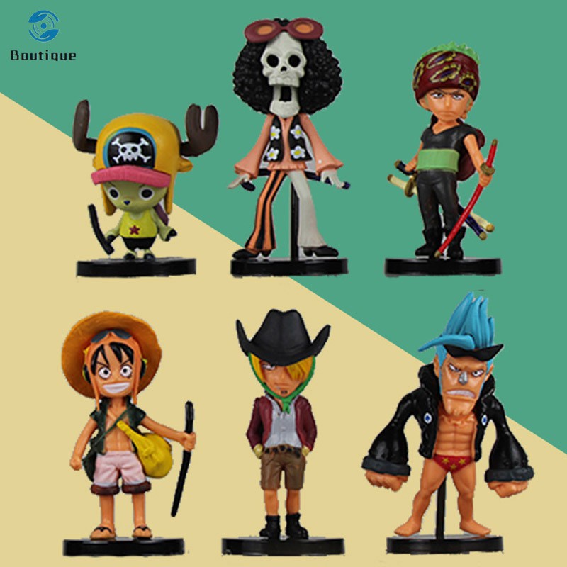 Bộ Sưu Tập Búp Bê Nhân Vật One Piece (6 Cái)