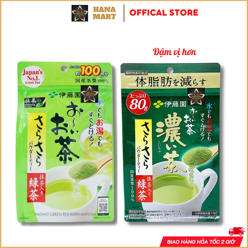 Bột trà xanh matcha nguyên chất 100% ITOEN