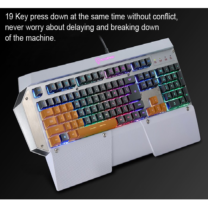 Bàn phím game thủ Motospeed K800L LED Gaming Keyboard