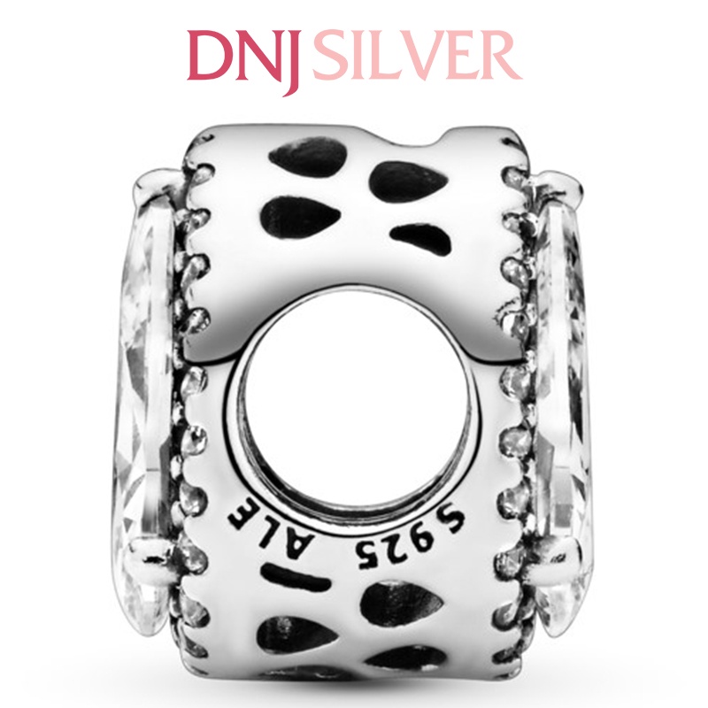 [Hàng cao cấp] Charm bạc 925 cao cấp, hàng chuẩn bạc - Charm Sparkling Teardrop Halo thích hợp để mix vòng tay charm