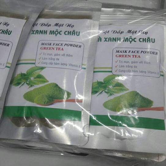 Bột đắp mặt nạ trà xanh Bịch 300g