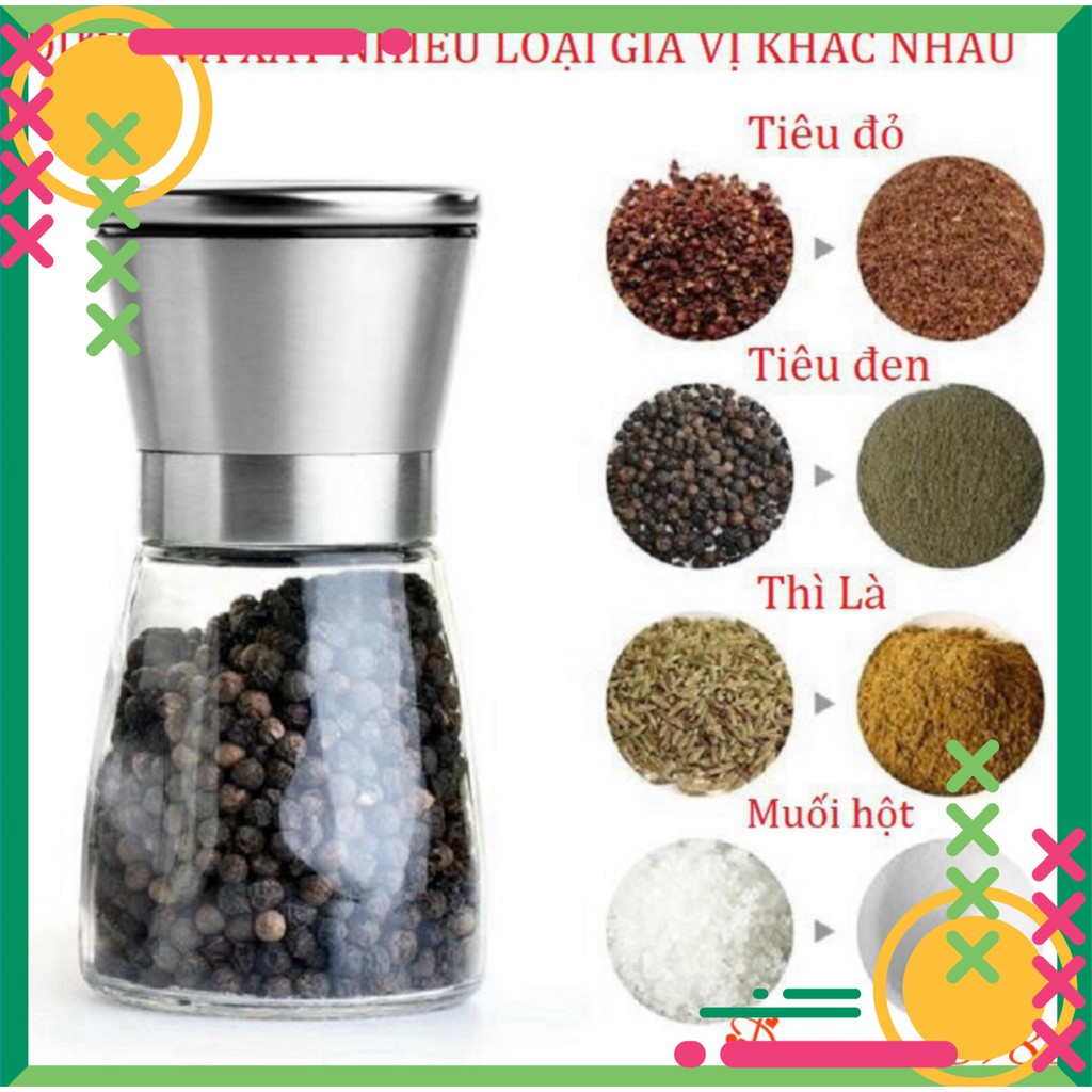 [FREE SHIP] 💥Ở ĐÂU RẺ - TÔI RẺ HƠN💥 Dụng cụ xay tiêu inox sang trọng 💥 SIÊU HOT💥