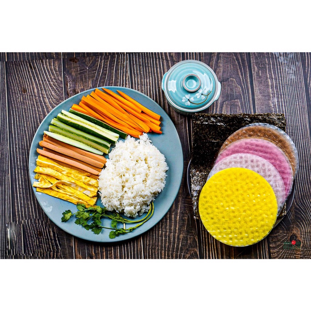 Bánh tráng gạo huyết rồng MEKONG River đóng gói - 300g