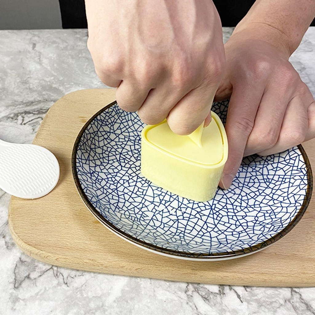 AUGUSTINA Khuôn Làm Sushi Thủ Công Hình Tam Giác Tiện Dụng
