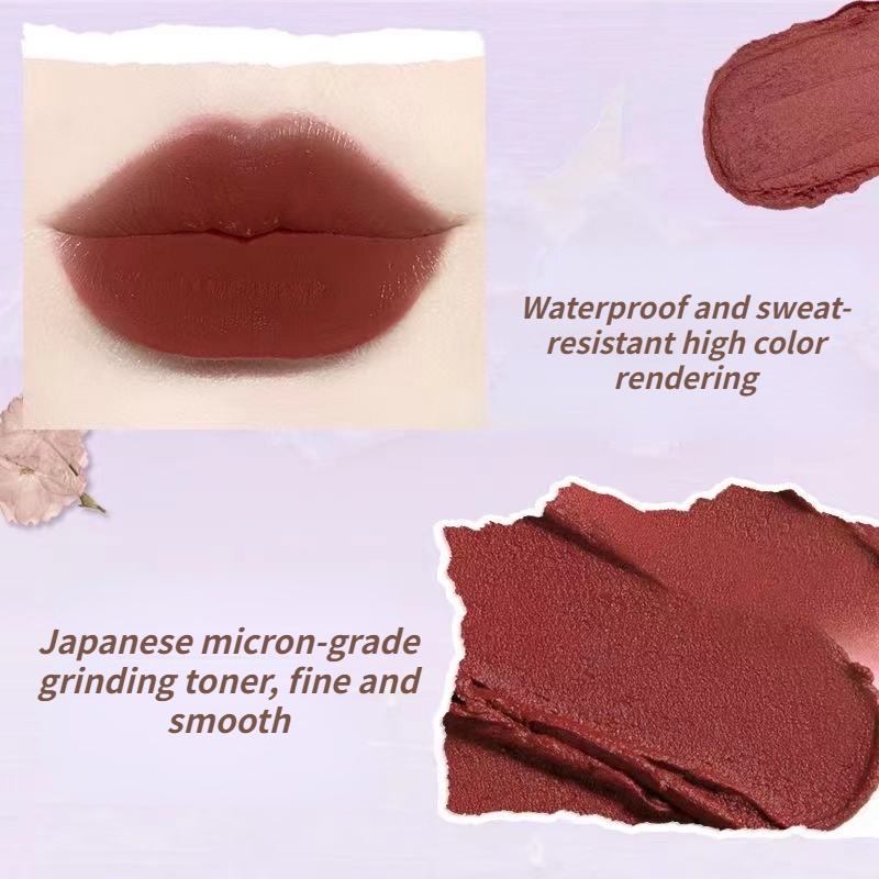 Novo® Son Bóng Chống Nước Lâu Phai Mượt Như Nhung 5g