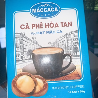 Cafe với hạt Macca