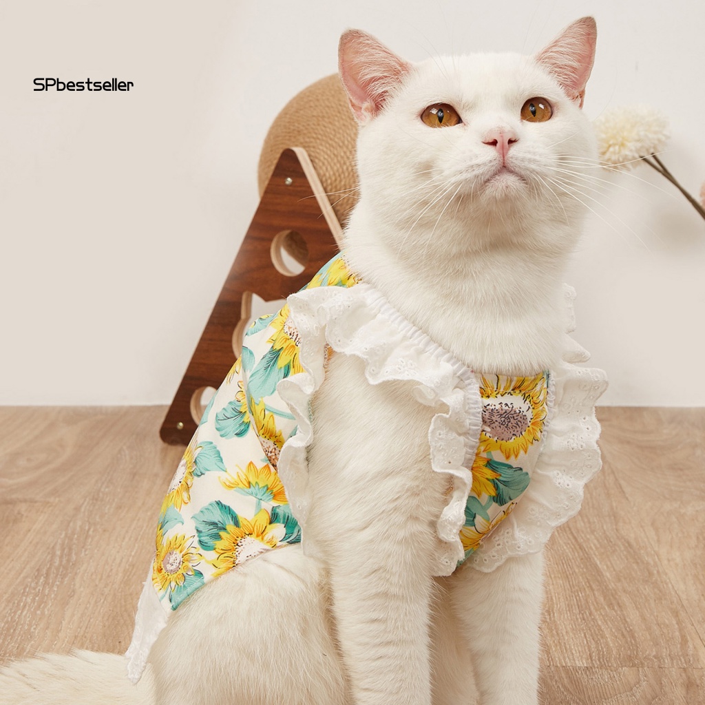 Đầm Hóa Trang Công Chúa Nhỏ Thoáng Khí Chống Rách Thời Trang Mùa Hè Cho Thú Cưng