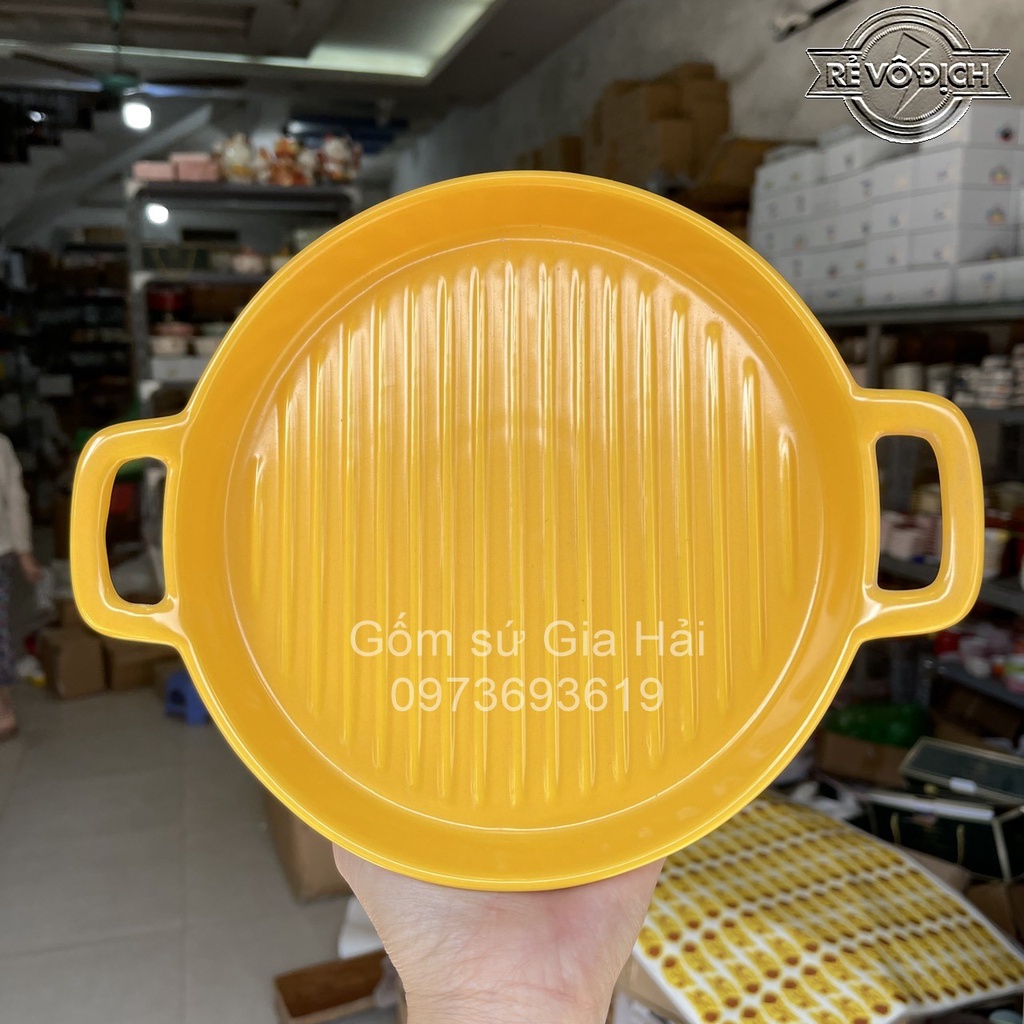 Bộ bát đĩa decor cao cấp ngô vàng