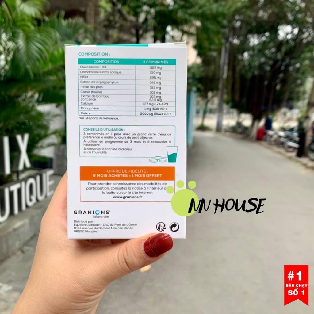 Bổ khớp Chondrosteo chứa Glucosamine Chondroitin canxi calcium Pháp giảm đau cơ xương khớp,cổ vai gáy,toàn thân Granions