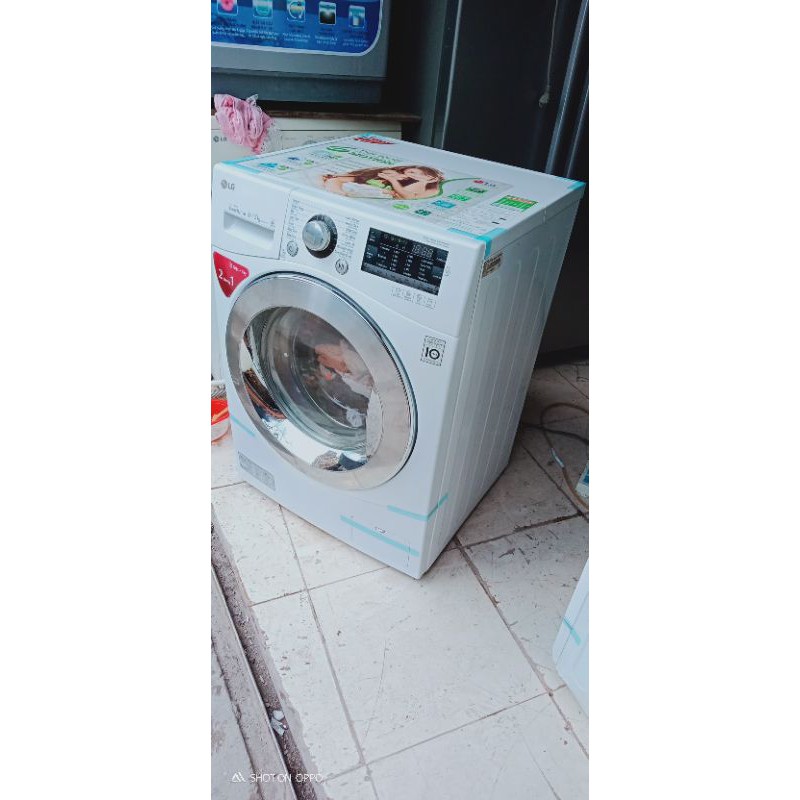 Máy giặt sấy tích hợp LG inverter giặt 9kg sấy 5kg qua sd nguyên bản đẹp mới 90%