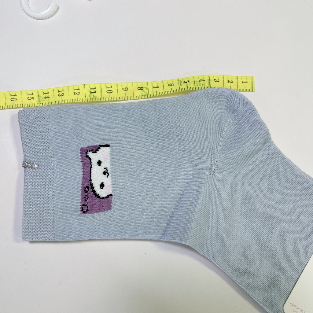 Vớ nữ thể thao cotton cổ ngắn và cổ cao