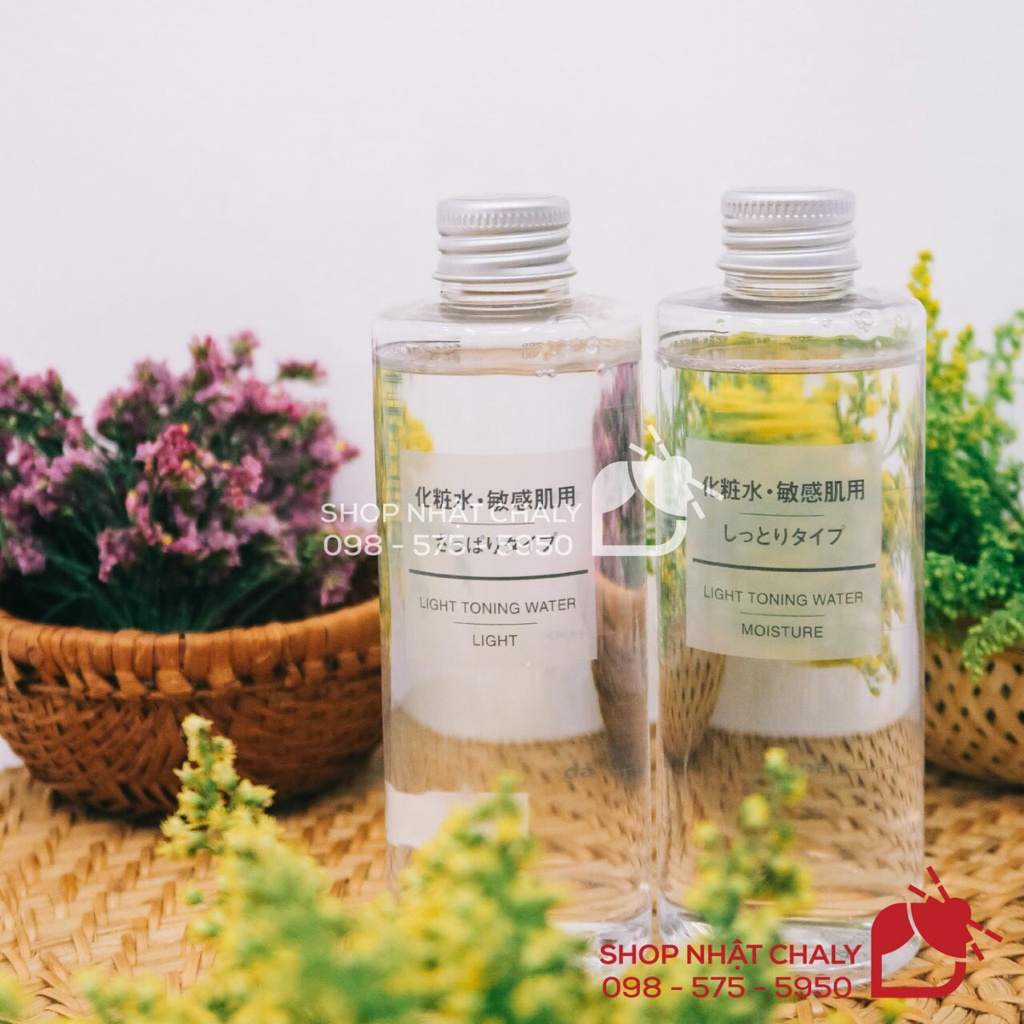 Nước hoa hồng Muji Light Toning Water cho DA NHẠY CẢM. Hàng Nhật nội địa, đang có giá tốt