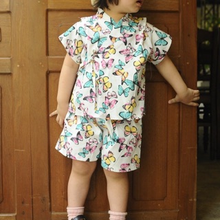 Bộ yukata phong cách Nhật Bản cho bé