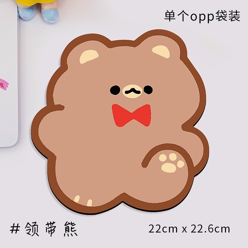 Miếng Lót Chuột Silicon Chống Trượt Hoạt Hình Phong Cách Hàn Quốc