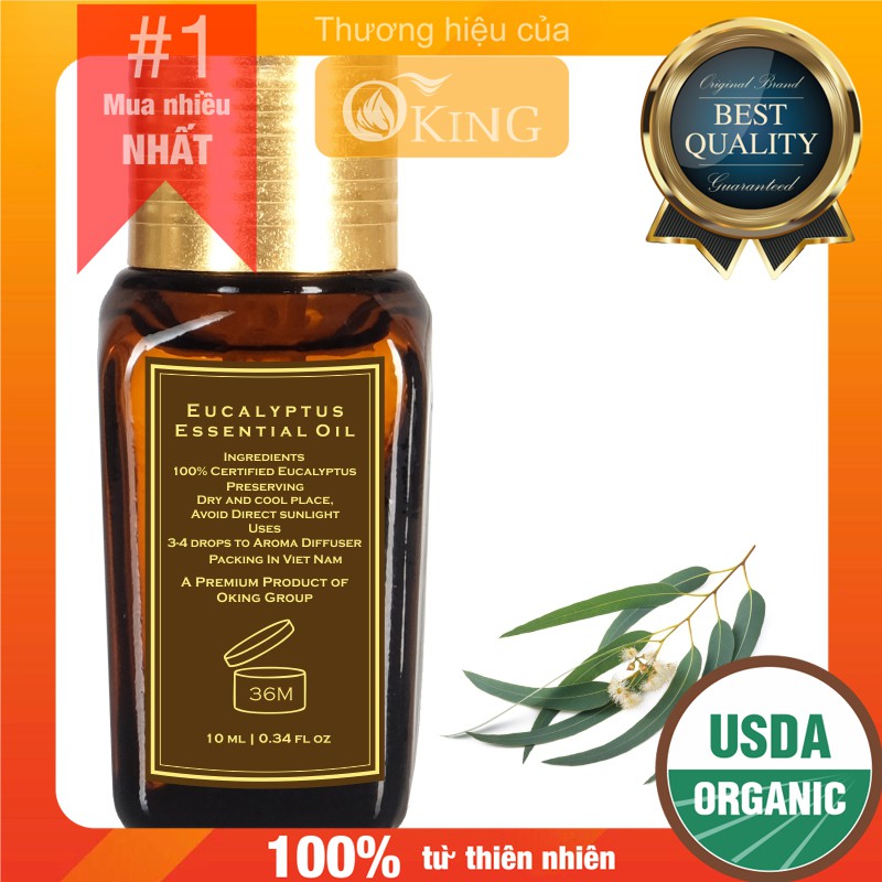 Tinh dầu Khuynh Diệp nguyên chất  đuổi côn trùng, thư giãn