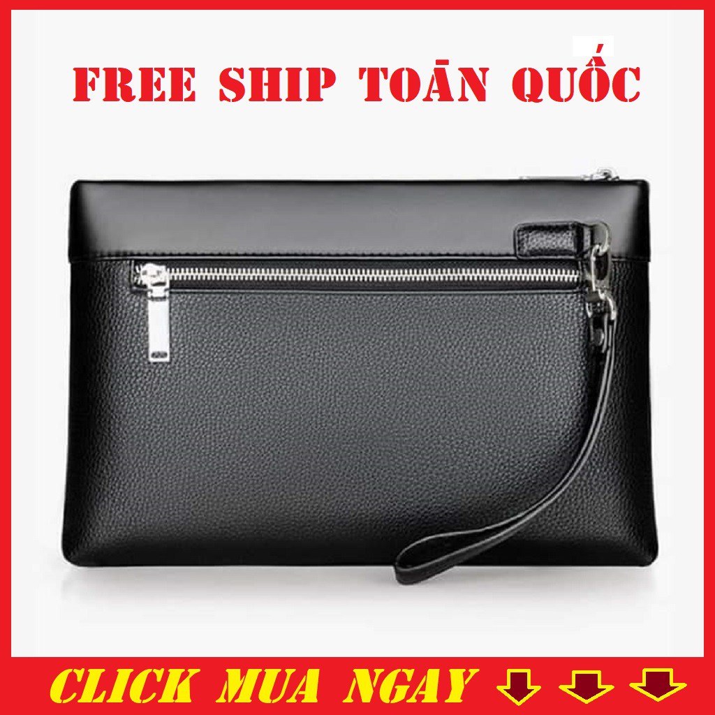 HÀNG HIỆU [FREESHIP] Ví Nam Cầm Tay Ví Dài - Ví da nam thời trang siêu xịn phong cách trẻ sành điệu gu nam tính cK-79365