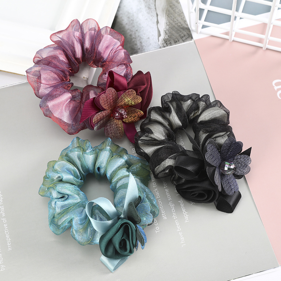 Dây buộc tóc hình hoa xinh xắn dành cho nữ