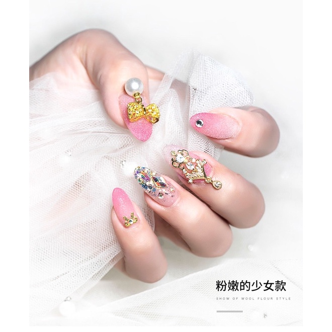 Cát rắc móng nail, phụ kiện trang trí nail