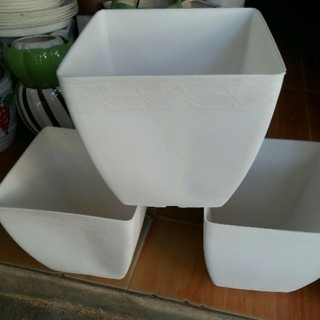 - chậu vuông trắng 25cm mới về giá tốt nhất hàng cty, loại 1.