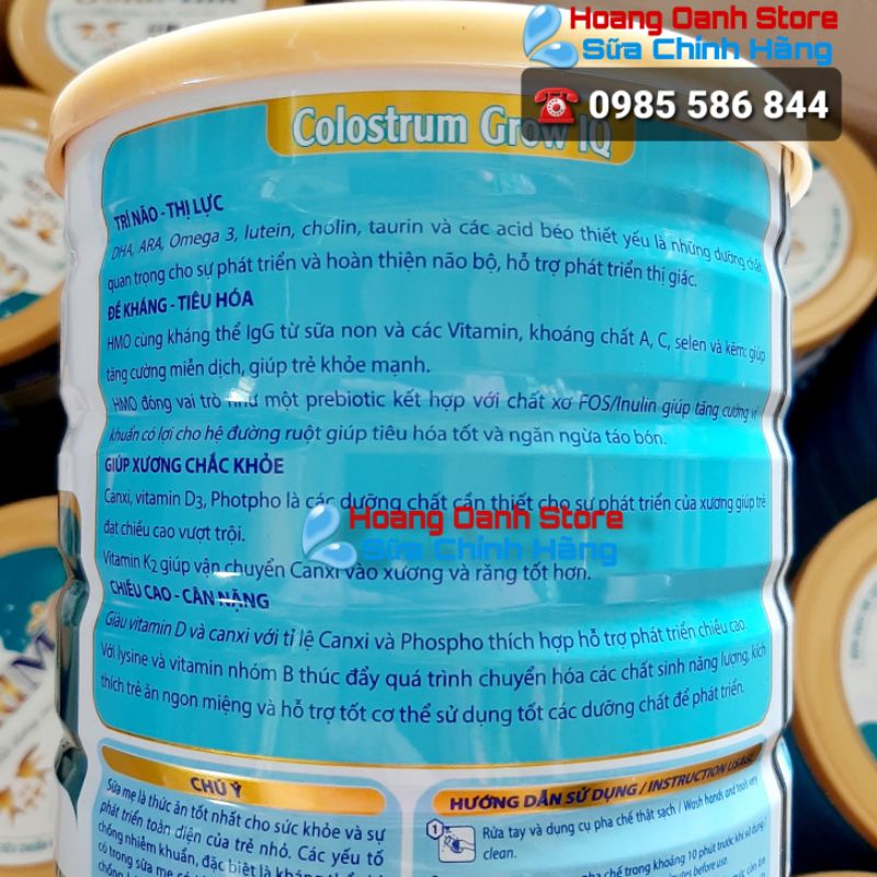 Sữa GROW PLUS 900G GoldMilk - Tăng cân - Phát triển chiều cao cho bé - Phát triển trí não - SỮA NON