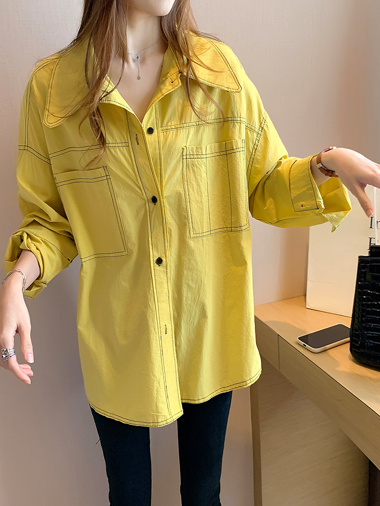 Áo Sơ Mi Tay Dài Thời Trang Mùa Thu 2020 Cho Nữ