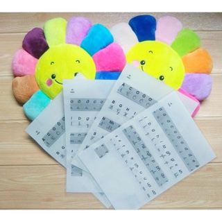 Combo 50k/10 bảng chữ cái viết hoa và viết thường ép nhựa bền đẹp.