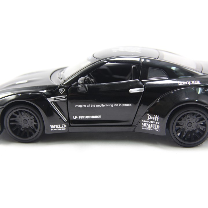 MÔ HÌNH XE XE MÔ HÌNH NISSAN GTR BLACK 1:32 MINIAUTO