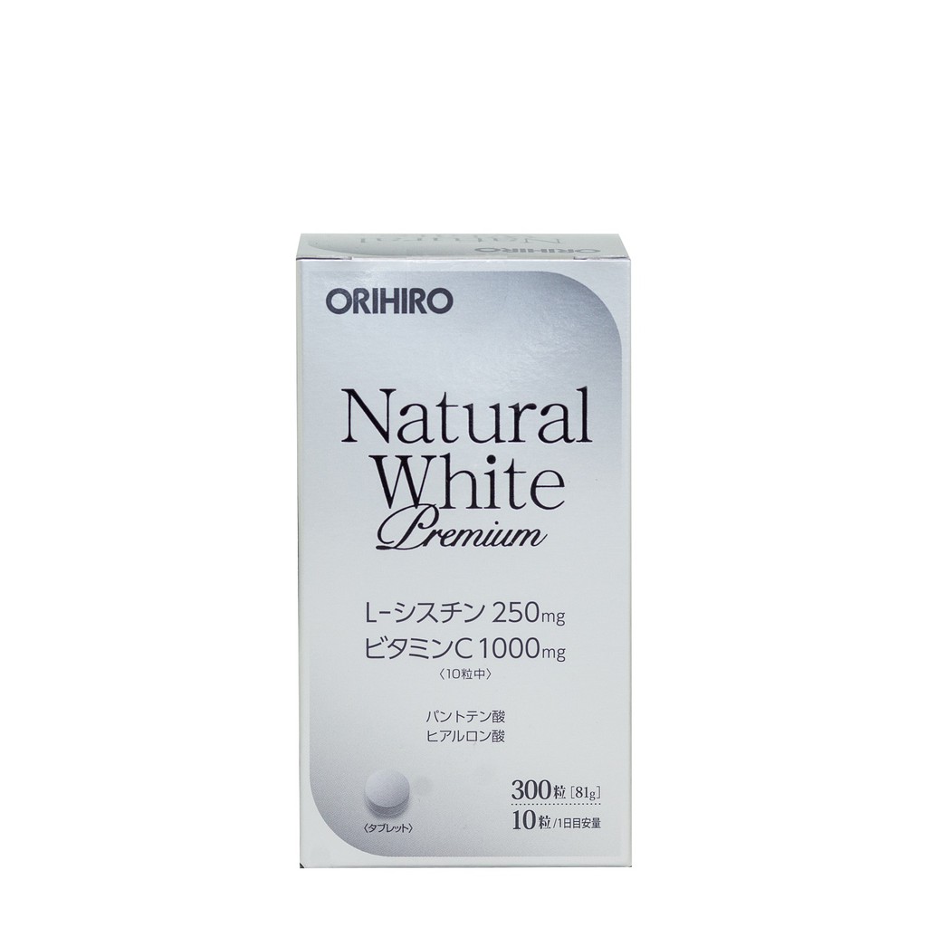 Viên uống trắng da Natural White Premium ORIHIRO, 300 viên/lọ