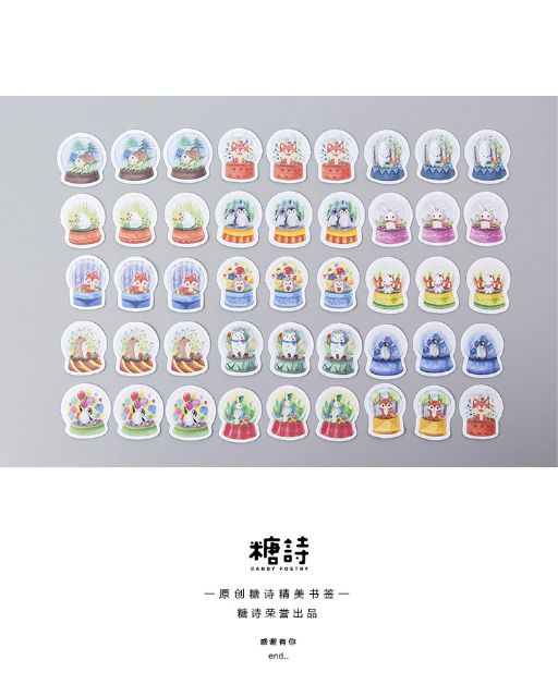 Sticker 3 - Hình dán cực dễ thương, một hộp hơn 40 tấm