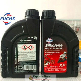 Nhớt Fuchs Silkolene Pro 4 10W-40 Made in UK (Tem Châu Á) | Express Store - Dầu Nhớt Center