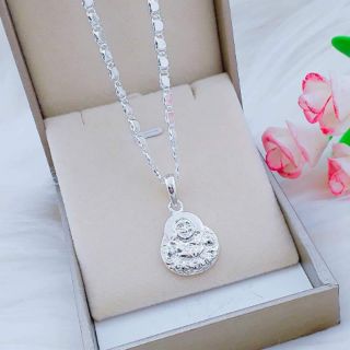 Dây chuyền mặt di nặc bạc ta cho bé trai