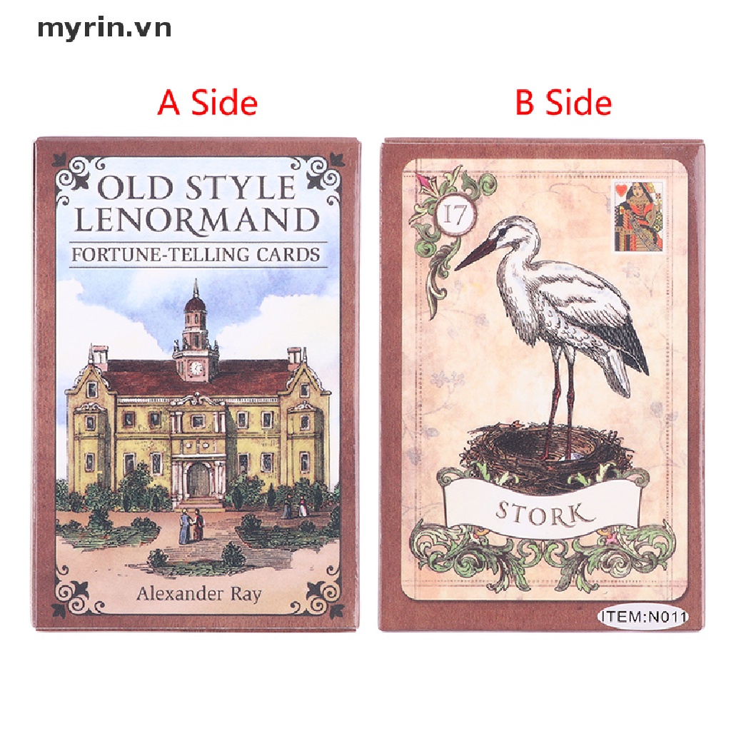 Bộ Thẻ Bài Tarot In Hình Lenormand Oracle