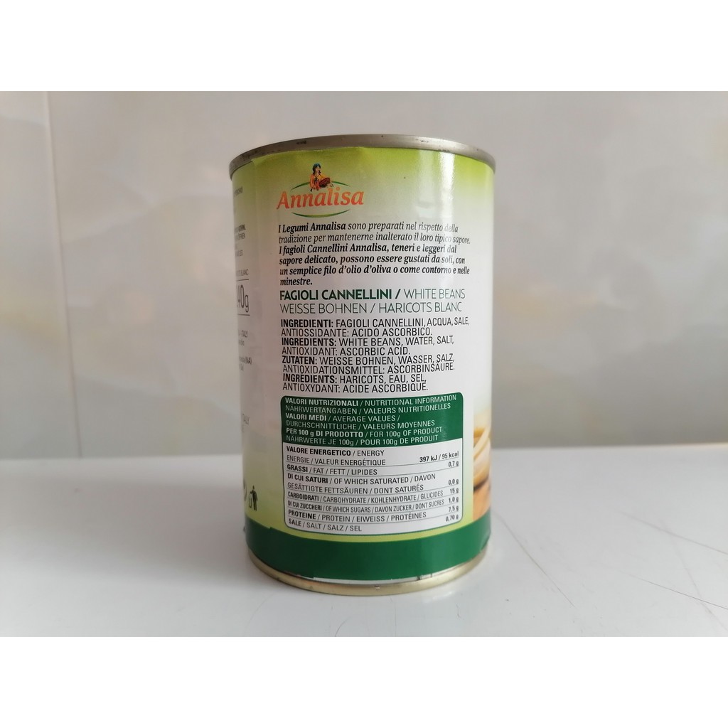 [400g - CANNELLINI] ĐẬU TRẮNG [Italia] ANNALISA White Beans (tgc-hk)