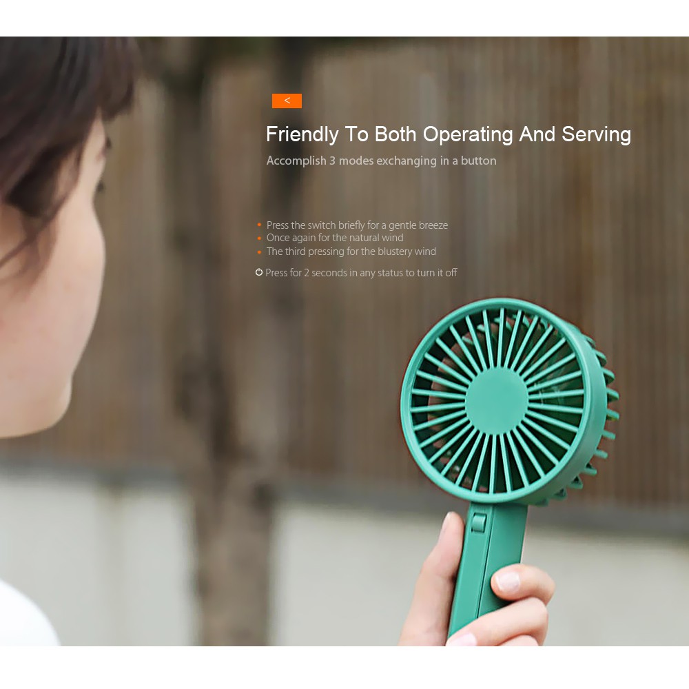 Quạt mini cầm tay XIAOMI VH U Portable Handheld Fan