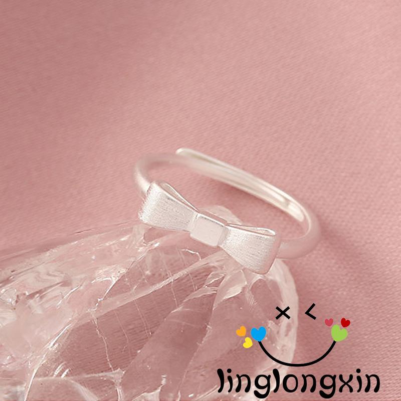 Nhẫn hình nơ hoạt hình có thể điều chỉnh kích thước cho nữ