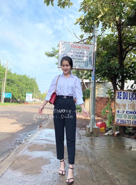 Quần Tây Kiểu MS17 ĐAI CAO- Ảnh chụp thật 100% | BigBuy360 - bigbuy360.vn