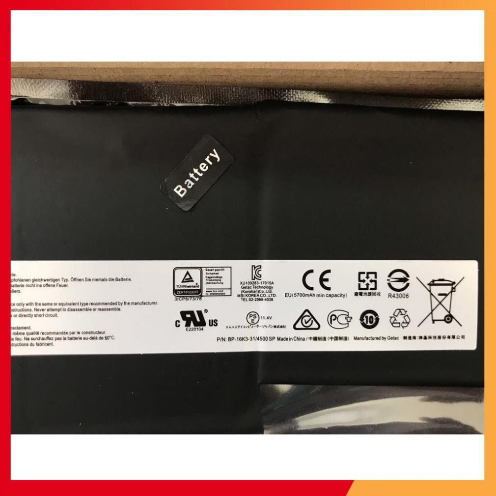 💖💖 Pin Zin  MSI GF63 8RD 8RC GF75 BTY-M6K Original