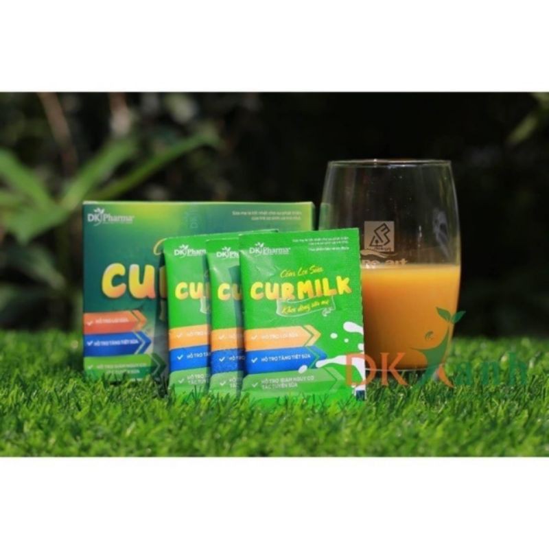 Cốm lợi sữa Curmilk hộp 20 gói.
