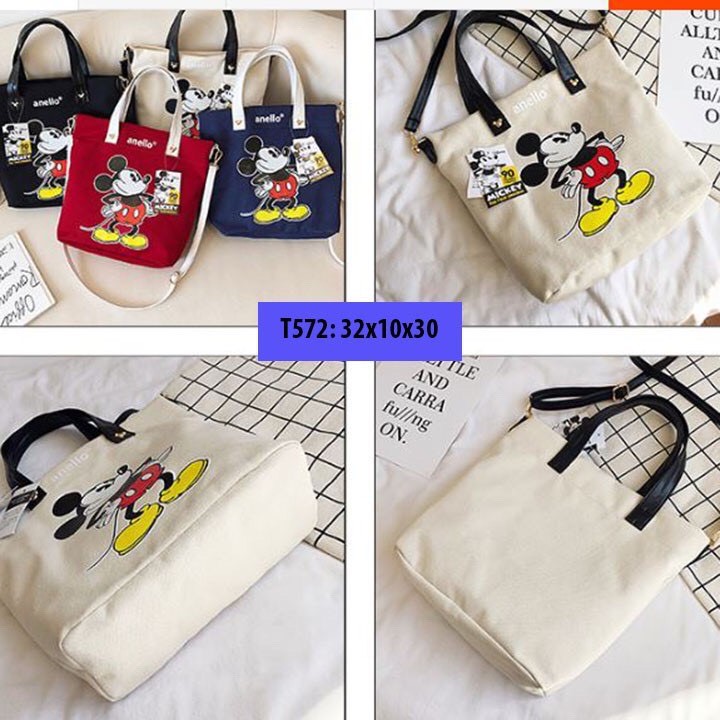 Túi vải tote in hình Mickey (sẵn TPHCM) Dumi Shop