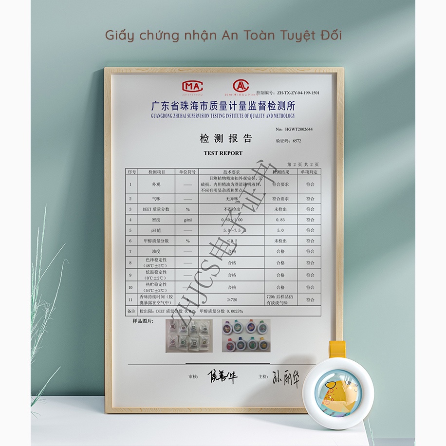 Kẹp chống muỗi KUB cho bé - chiết xuất 100% tinh dầu chanh sả tự nhiên 1 hộp 4 chiếc