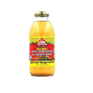 Giấm Táo Mật Ong Hữu Cơ Bragg 473ml